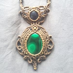 Handmade Bohemian Macrame Necklace